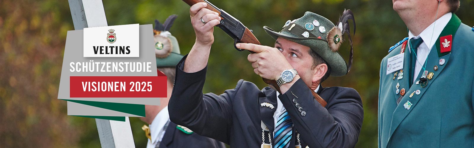 VELTINS-Schützenstudie „Visionen 2025“ Vorstände sprechen offen und ehrlich über ihre Sorgen VELTINS-Schützenstudie „Visionen 2025“ Vorstände sprechen offen und ehrlich über ihre Sorgen