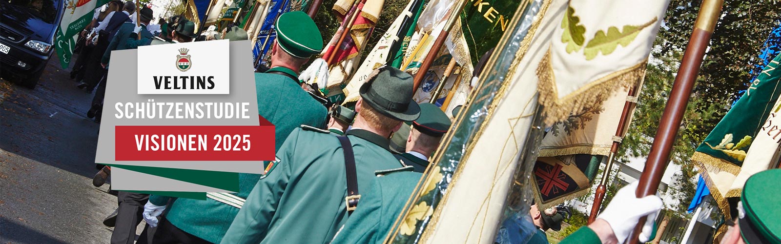 VELTINS-Schützenstudie „Visionen 2025“ Zukunft der Schützenvereine liegt In den Händen engagierter Vorstände VELTINS-Schützenstudie „Visionen 2025“ Zukunft der Schützenvereine liegt In den Händen engagierter Vorstände